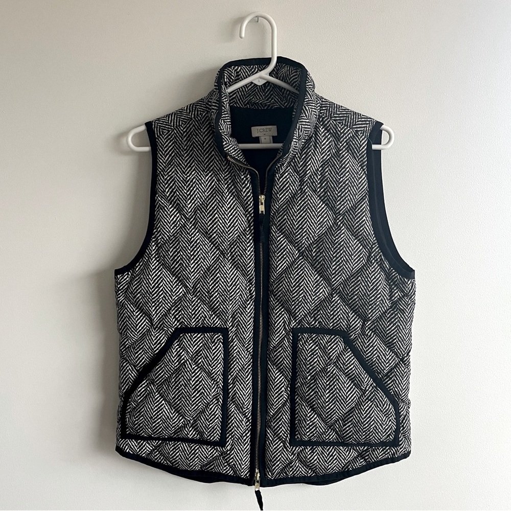 J. Crew Herringbone Vest
